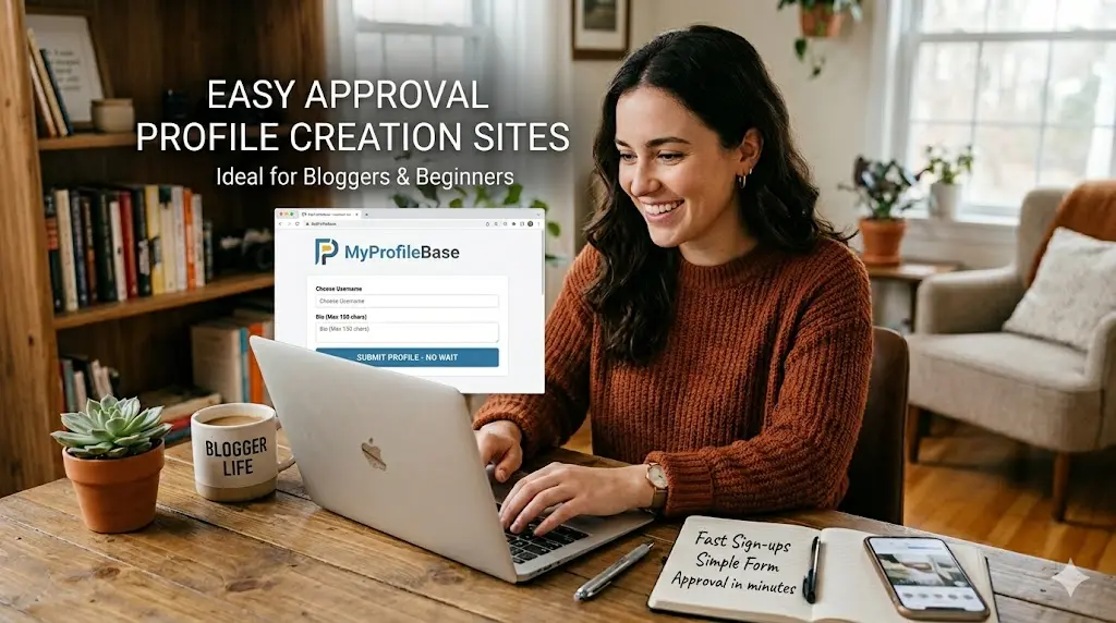 Easy Approval Profile Creation Sites Ideal for Bloggers & Beginners