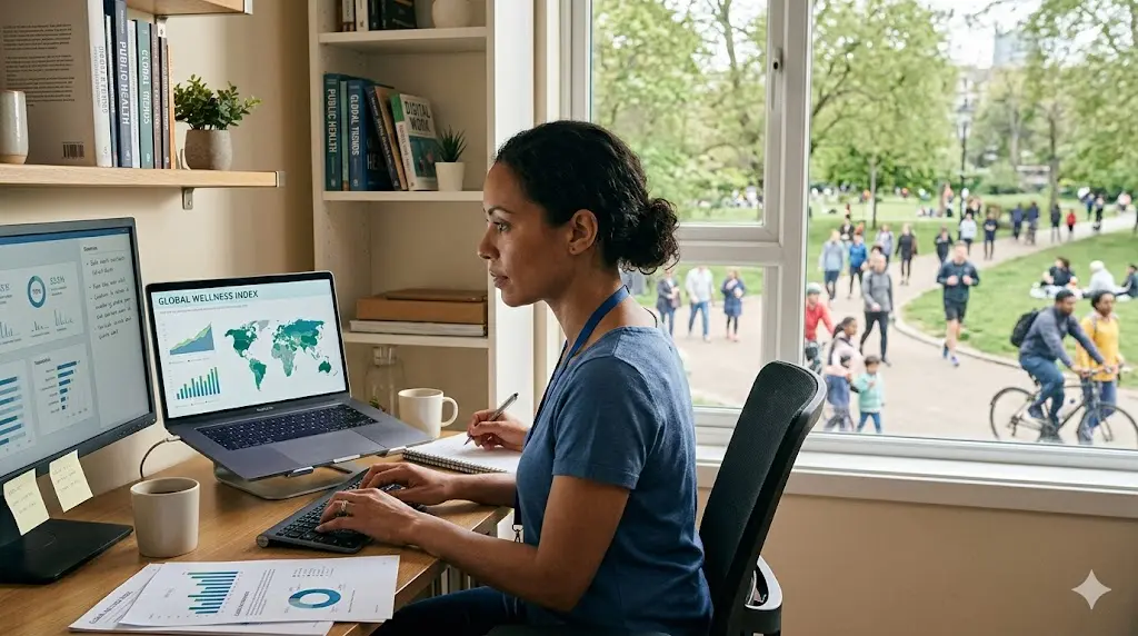 Global Health Research on Remote Work and Public Wellness