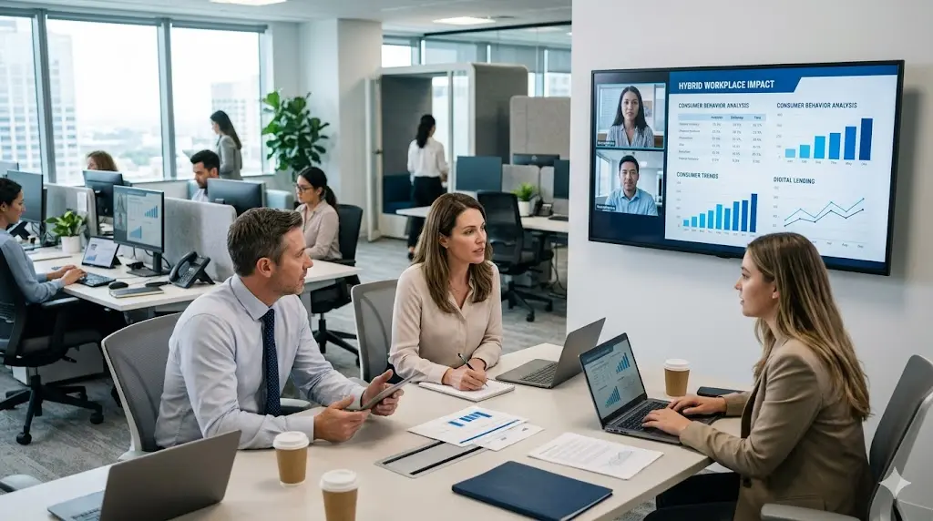 Research Findings About Hybrid Workplaces in Consumer Finance